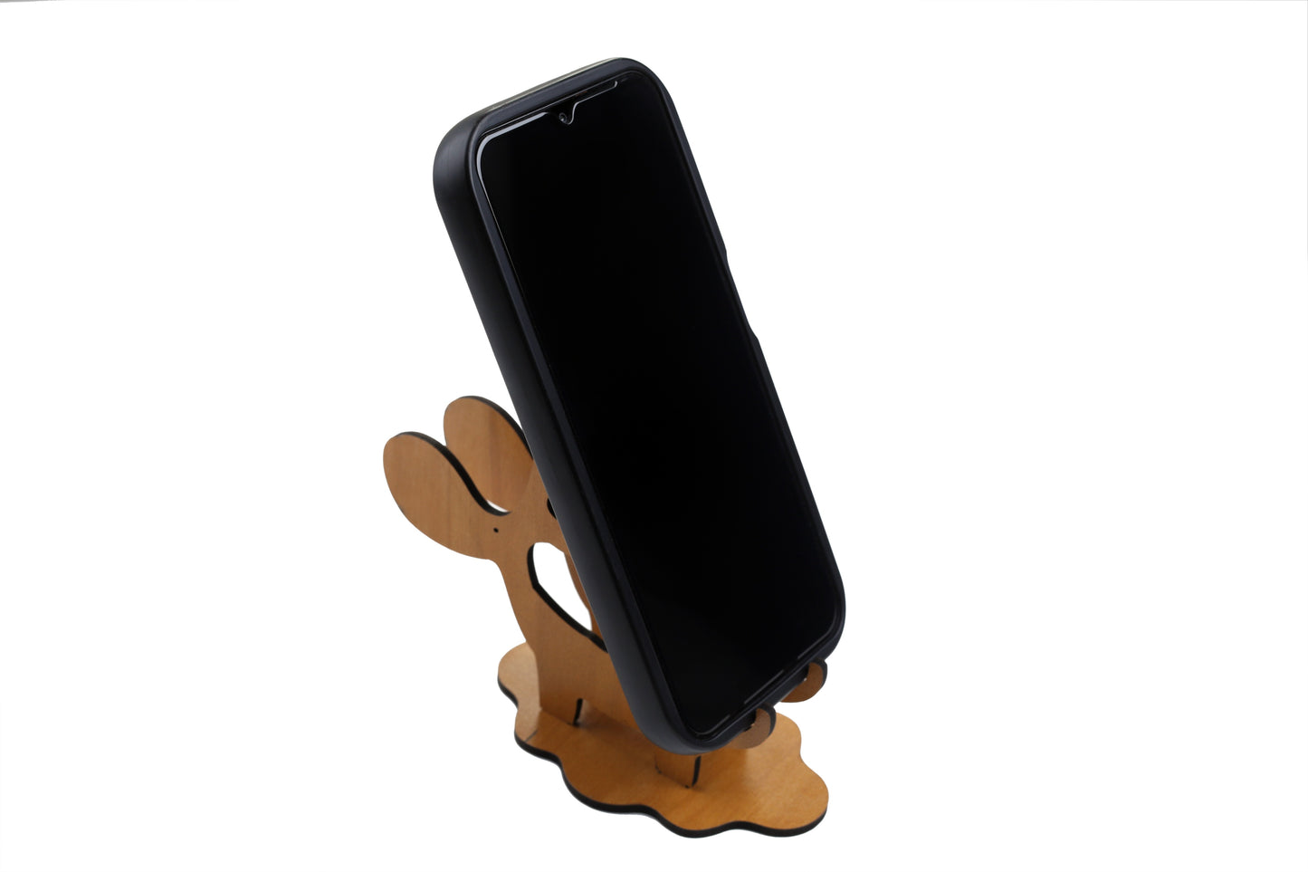 Deer Shaped Mobile holder With Charging Wire Slot