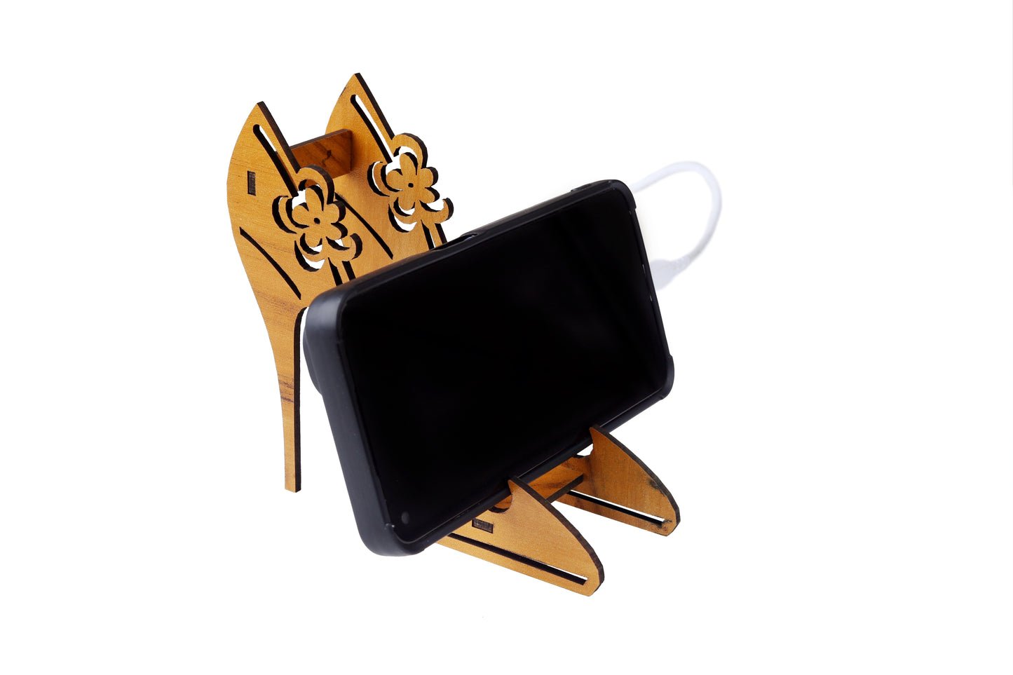 Fancy Heels Mobile Holder with Charging Wire Space (Best gift for Her)
