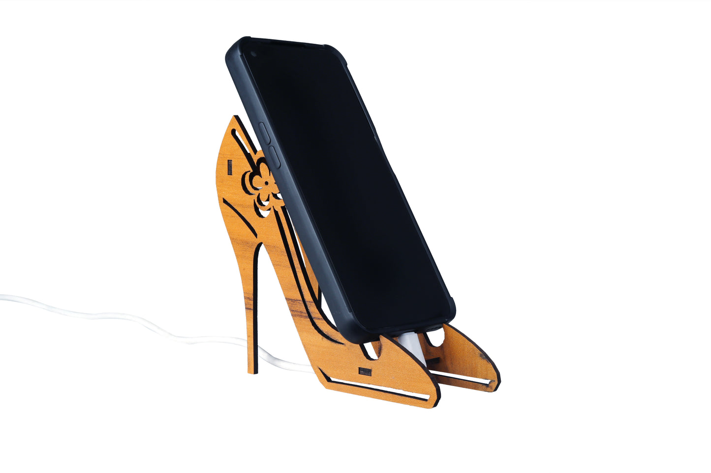 Fancy Heels Mobile Holder with Charging Wire Space (Best gift for Her)