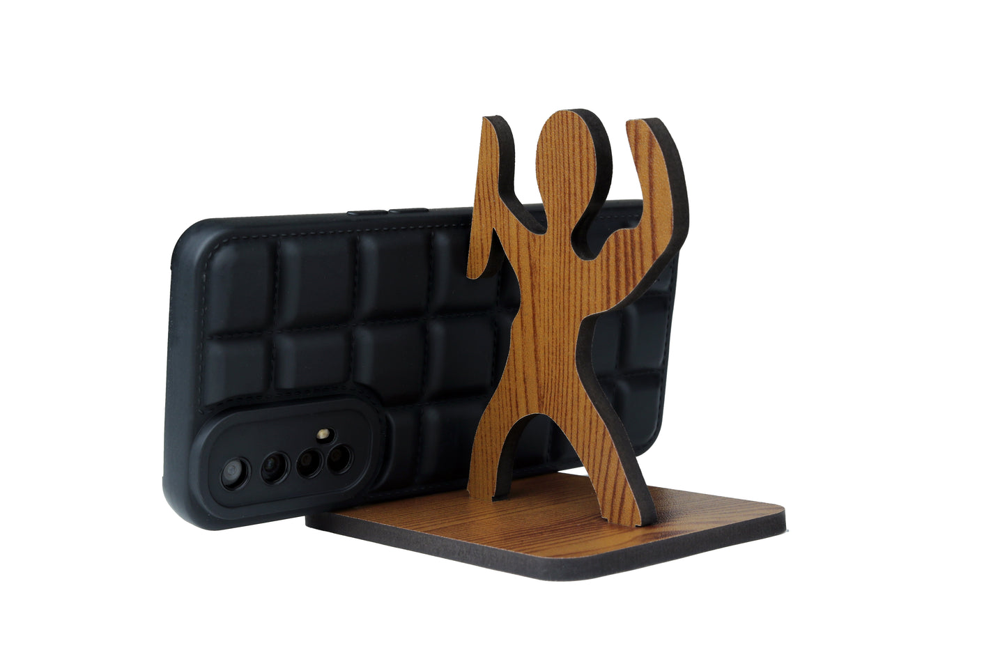 Human With Shield Mobile Holder