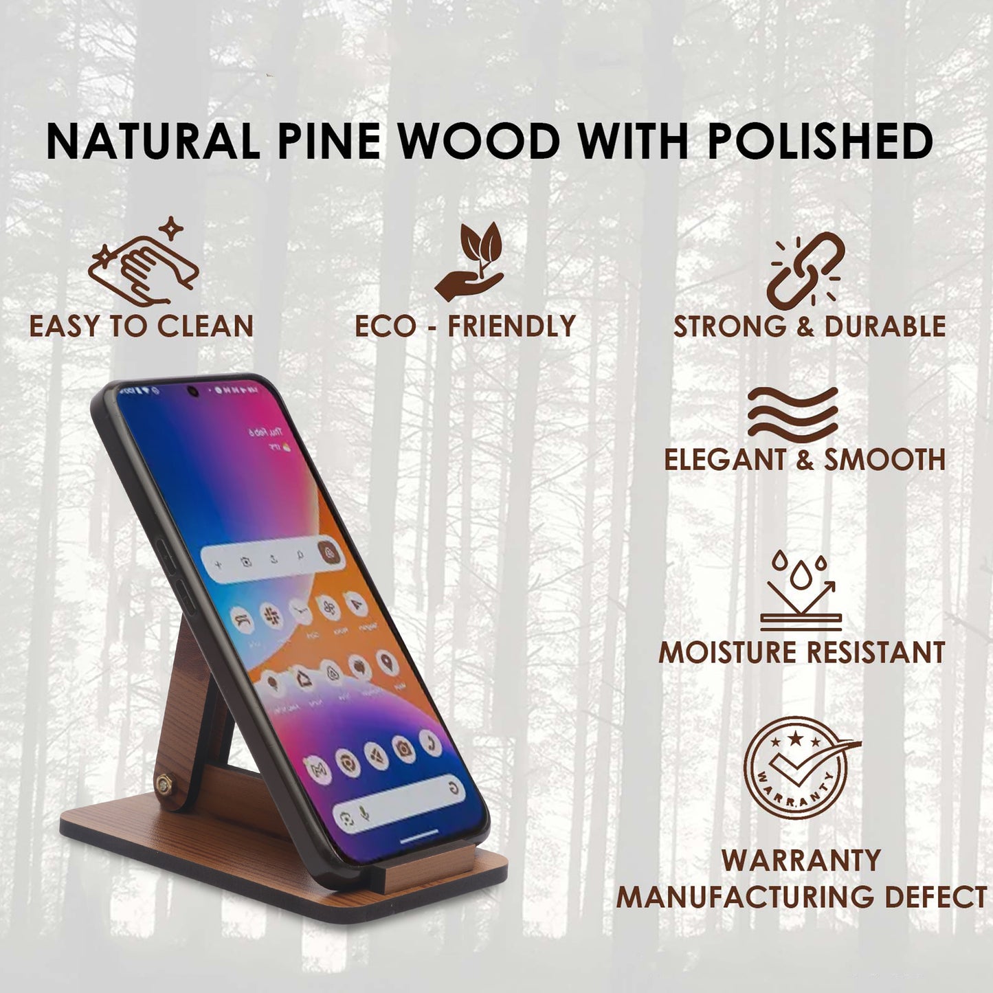 Foldable And Angle Adjustable Mobile Holder