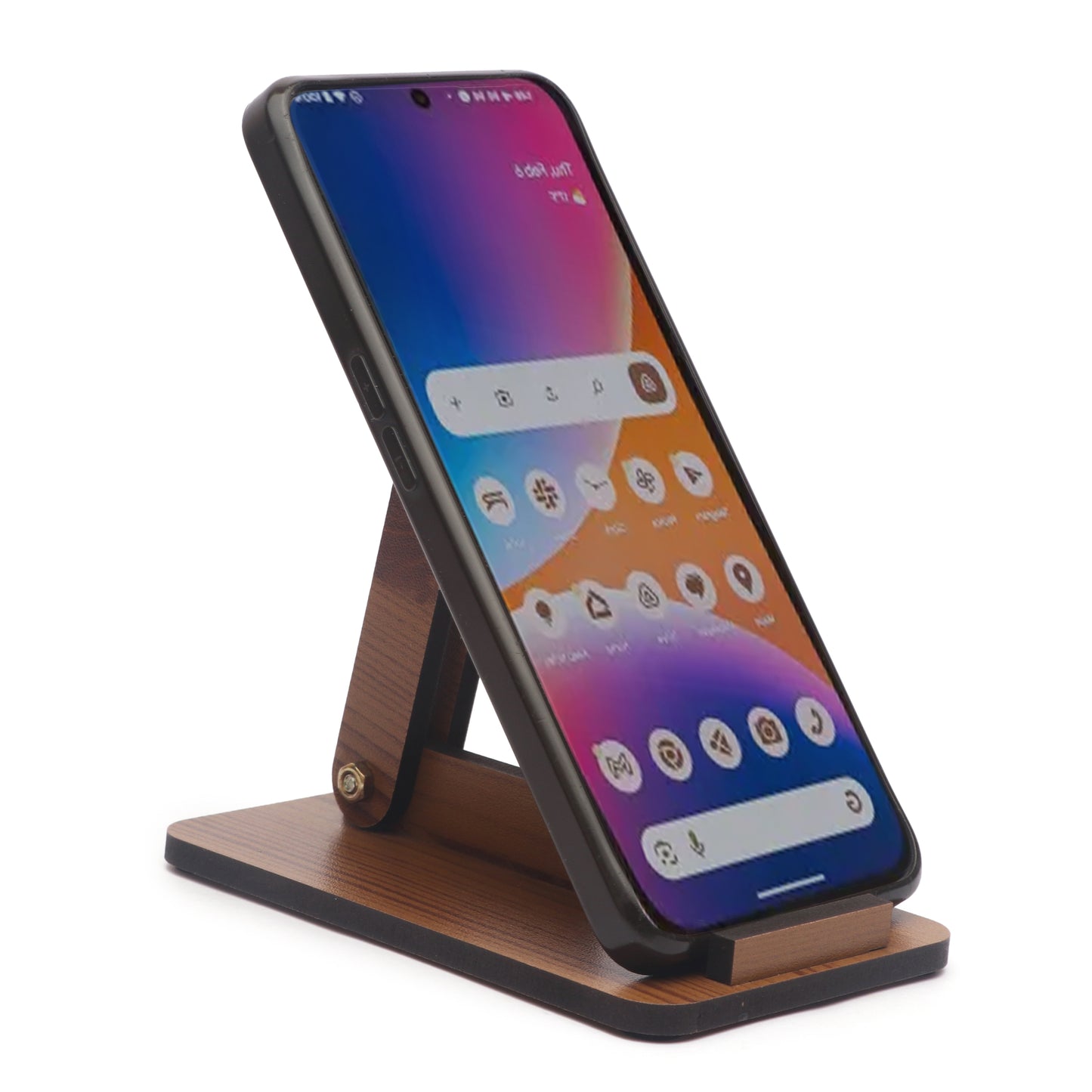Foldable And Angle Adjustable Mobile Holder