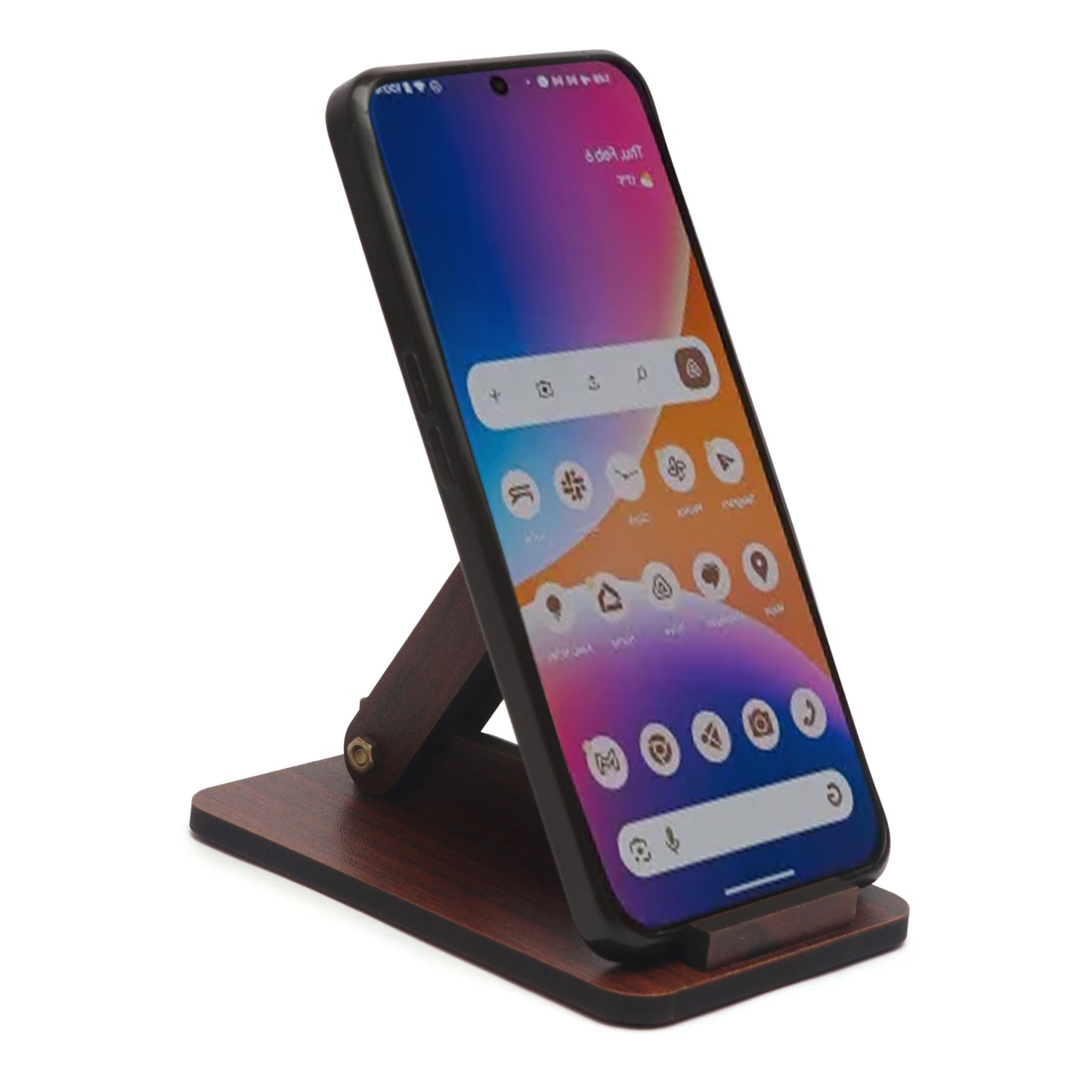 Foldable And Angle Adjustable Mobile Holder