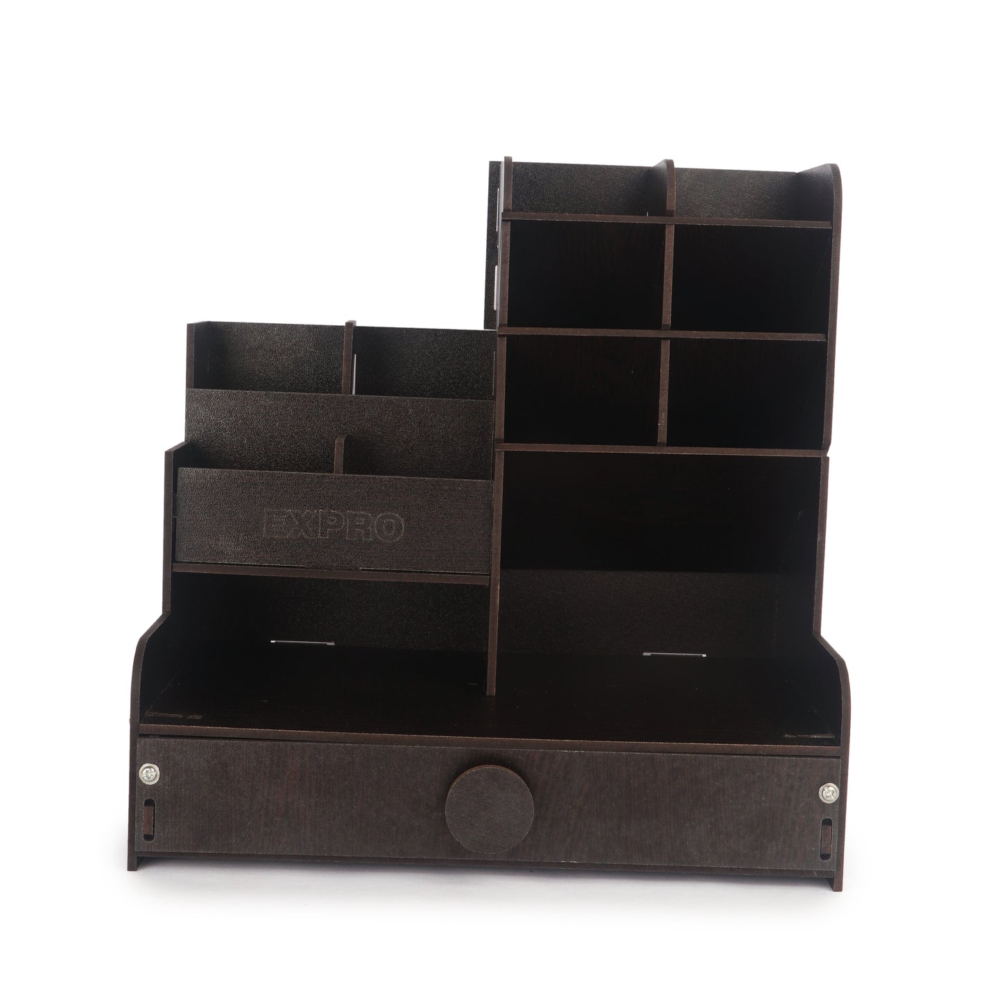 13 Compartment Wooden Desk Organiser
