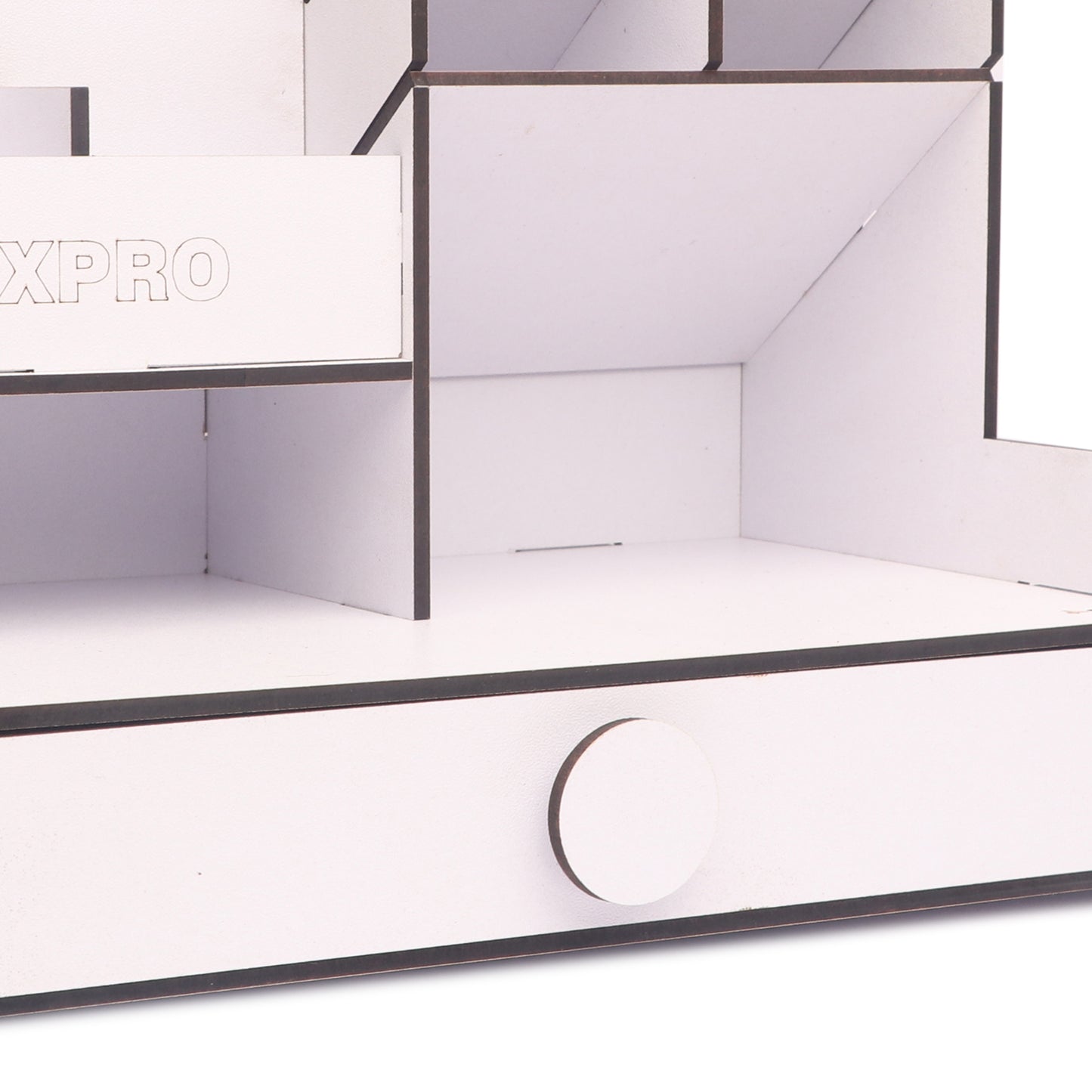 13 Compartment Wooden Desk Organiser