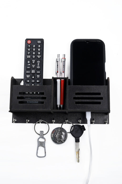 Key Holder With 2 Compartments and Pen Holder