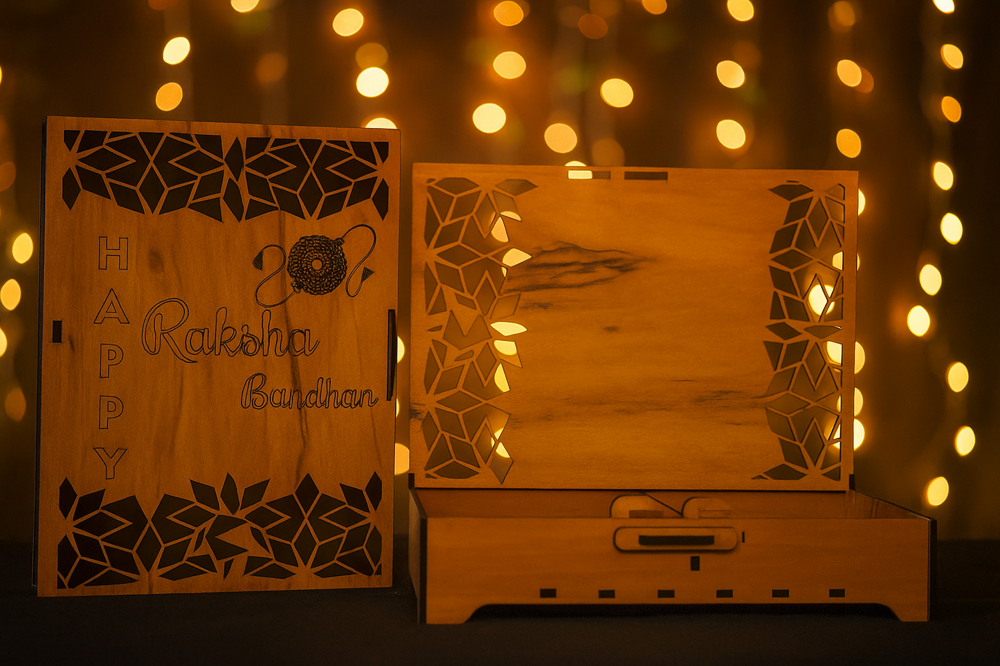 Personalised Rakhi Box Best gift for Brothers and Sisters (Rakhi Box, Chocolate Box, Gift Box) - Expro