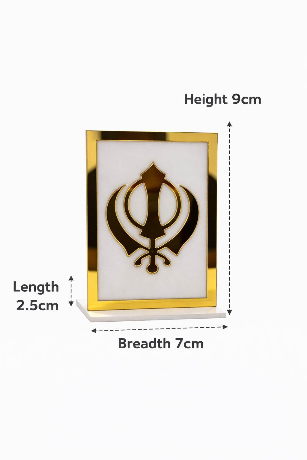 Lord Shiva Meditation Car Dashboard Frame – Golden Spiritual Auto Decor
