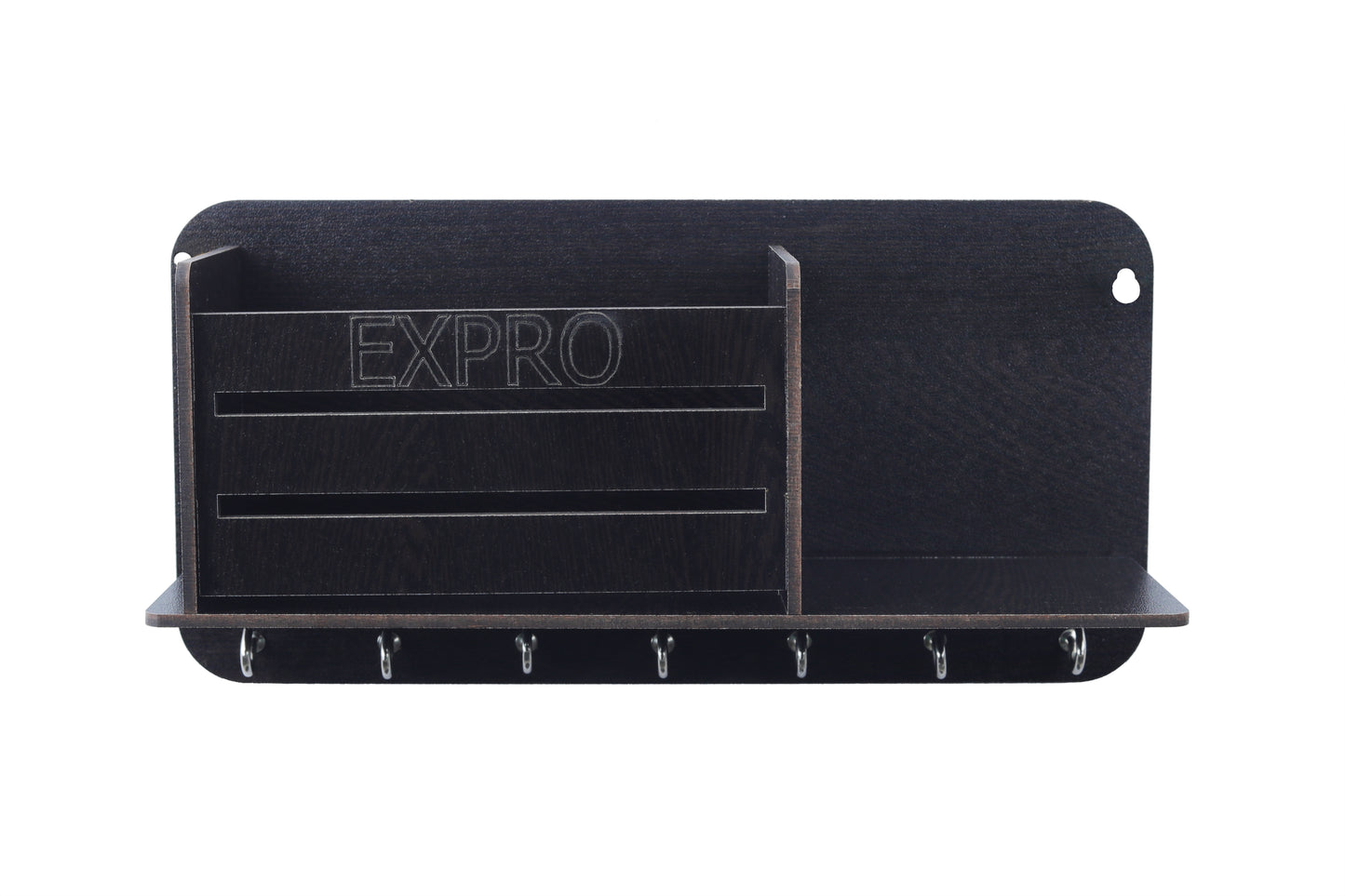 Key Holder With One Compartment and 8 Hooks