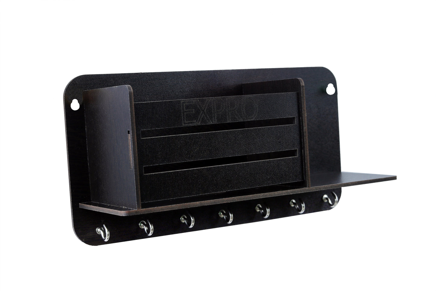 Key Holder With One Compartment and 8 Hooks