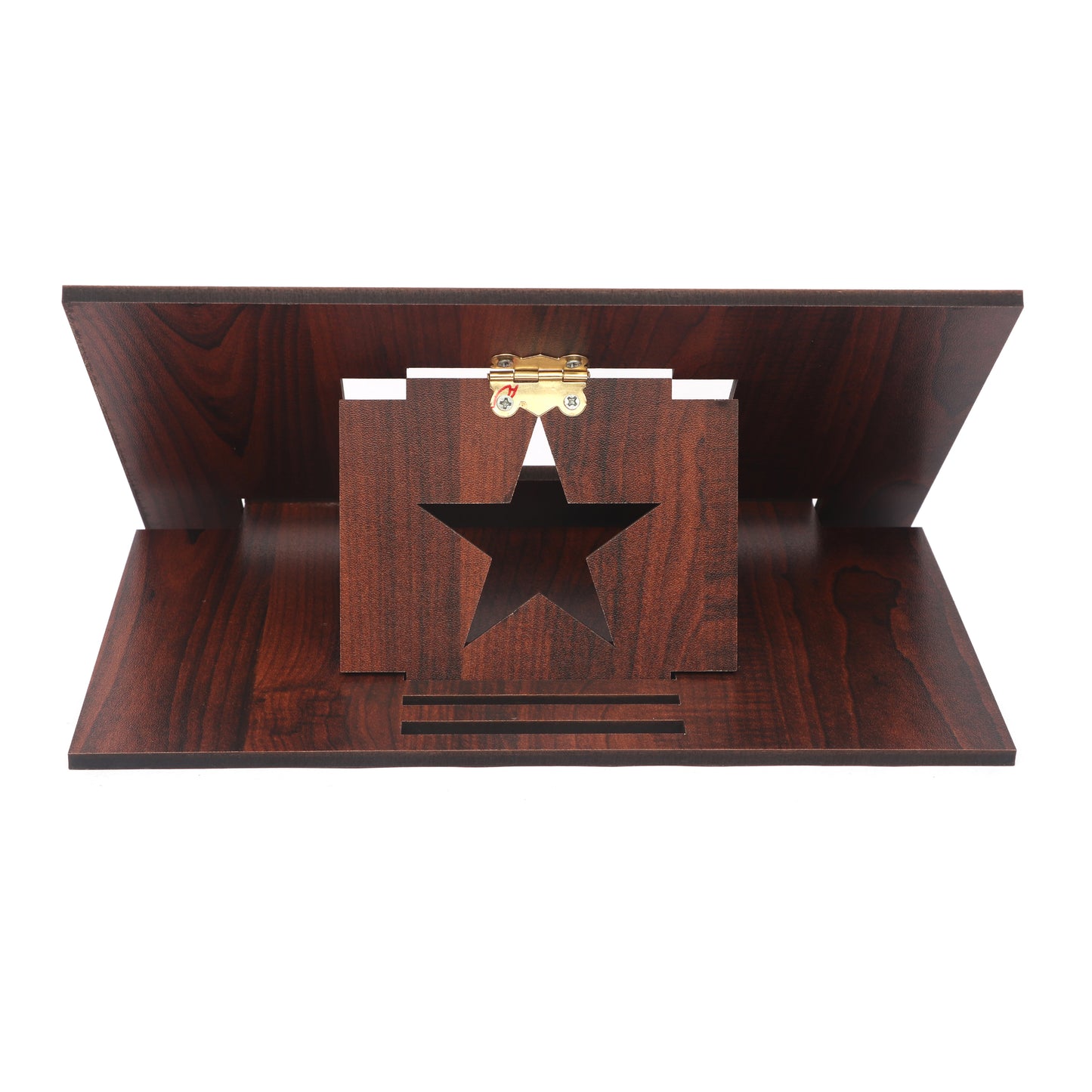 Portable Foldable Wooden Laptop Stand – 4 Adjustable Angles, Ergonomic Desk Riser - Expro