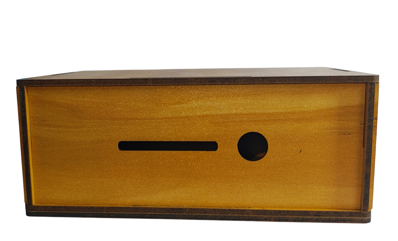 Expro Wooden Money Saving Box – ₹1,00,000 Goal Tracker | Family & Kids Piggy Bank - Expro